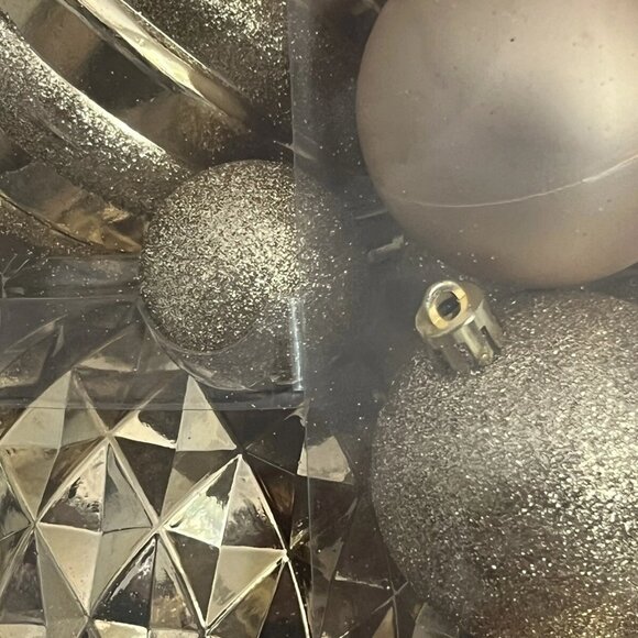 Assorted Ball Shaped Christmas Ornaments Holiday Decor 23 Count - Picture 2 of 6